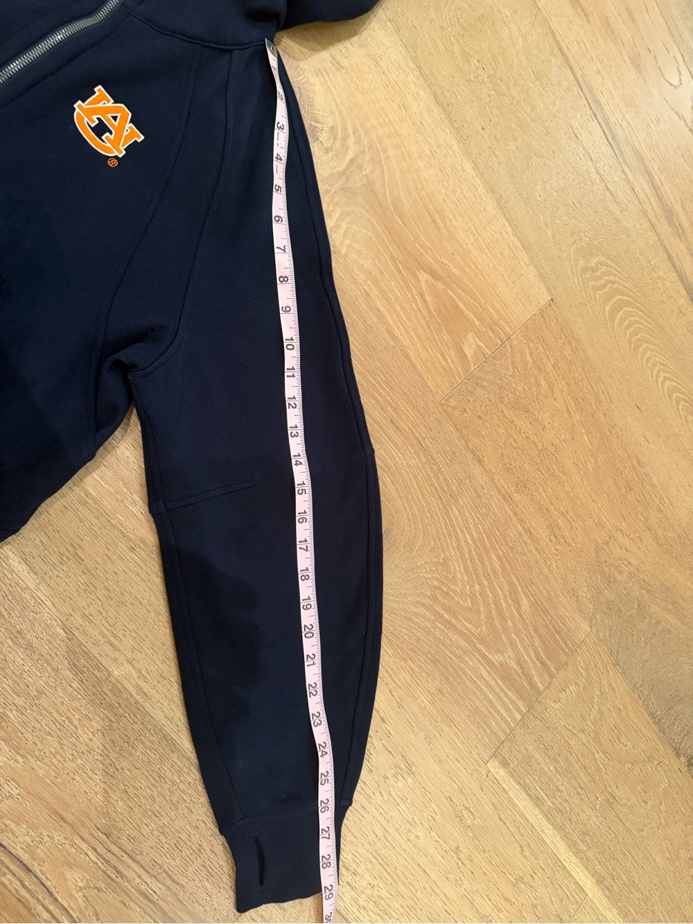 Lululemon Navy Auburn Half-Zip Scuba Hoodie - Picture 3 of 5